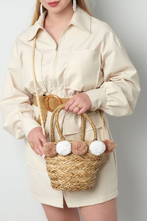 Strandtasche mit bunten Punkten h5 Bild5